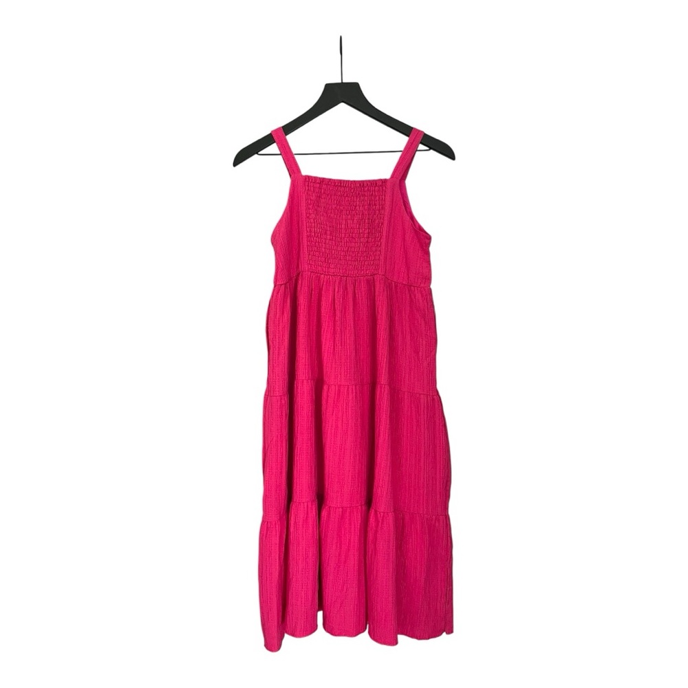 NWT Arshiner pink tiered lines dress